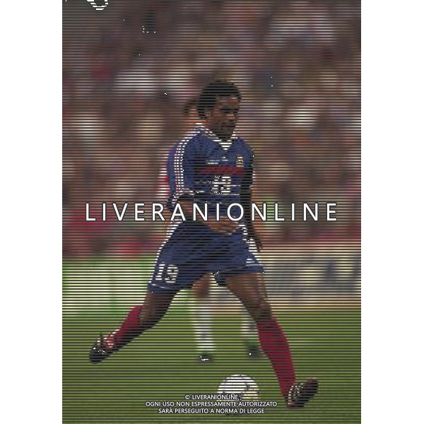 FRANCIA CROAZIA CAMPIONATO DEL MONDO FRANCIA 98 NELLA FOTO CHRISTIAN KAREMBEU AG ALDO LIVERANI S A S