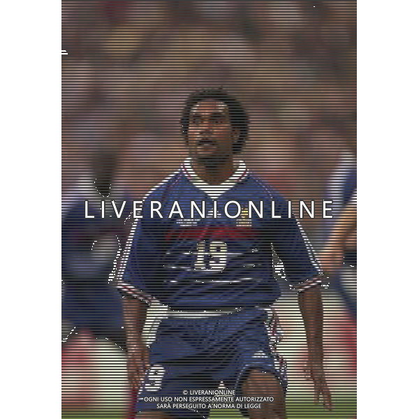 FRANCIA CROAZIA CAMPIONATO DEL MONDO FRANCIA 98 NELLA FOTO CHRISTIAN KAREMBEU AG ALDO LIVERANI S A S