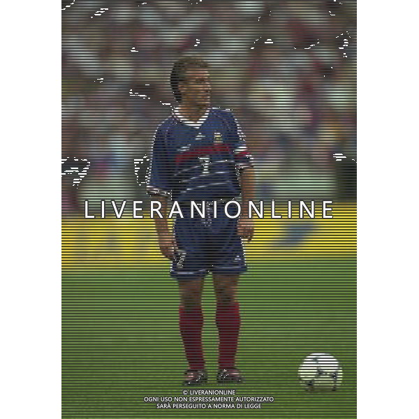FRANCIA CROAZIA CAMPIONATO DEL MONDO FRANCIA 98 NELLA FOTO DIDIER DESCHAMPS AG ALDO LIVERANI S A S