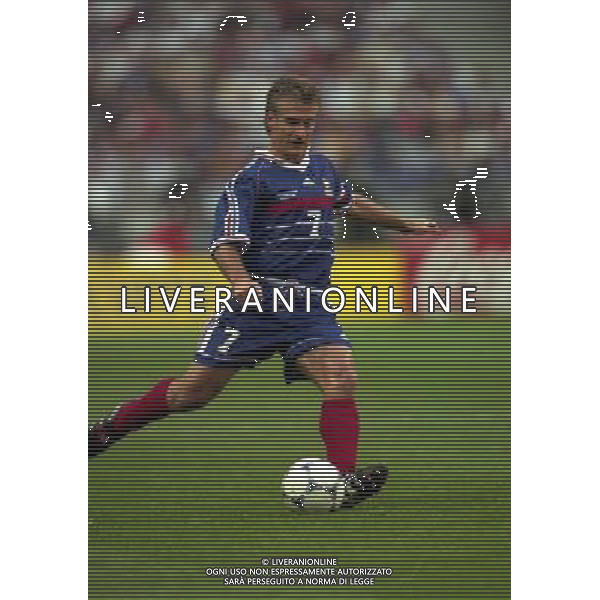 FRANCIA CROAZIA CAMPIONATO DEL MONDO FRANCIA 98 NELLA FOTO DIDIER DESCHAMPS AG ALDO LIVERANI S A S