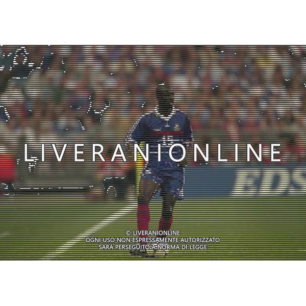 FRANCIA CROAZIA CAMPIONATO DEL MONDO FRANCIA 98 NELLA FOTO LILIAN THURAM AG ALDO LIVERANI S A S