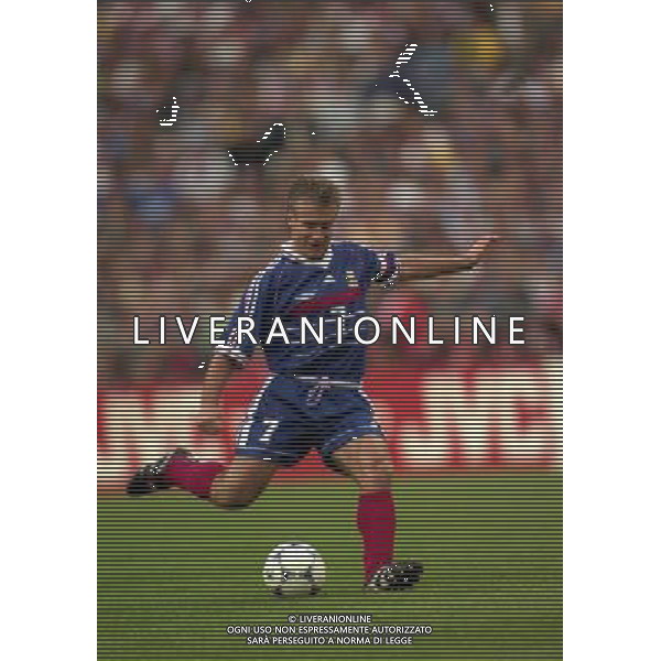 FRANCIA CROAZIA CAMPIONATO DEL MONDO FRANCIA 98 NELLA FOTO DIDIER DESCHAMPS AG ALDO LIVERANI S A S