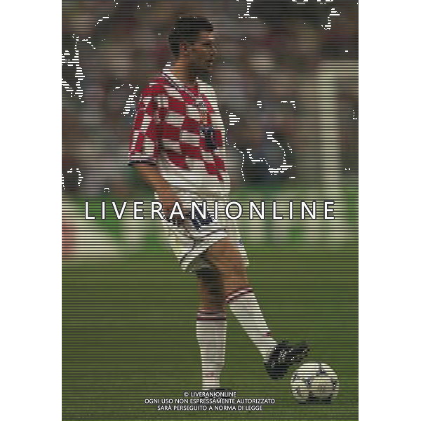 FRANCIA CROAZIA CAMPIONATO DEL MONDO FRANCIA 98 NELLA FOTO ZVONIMIR BOBAN AG ALDO LIVERANI S A S