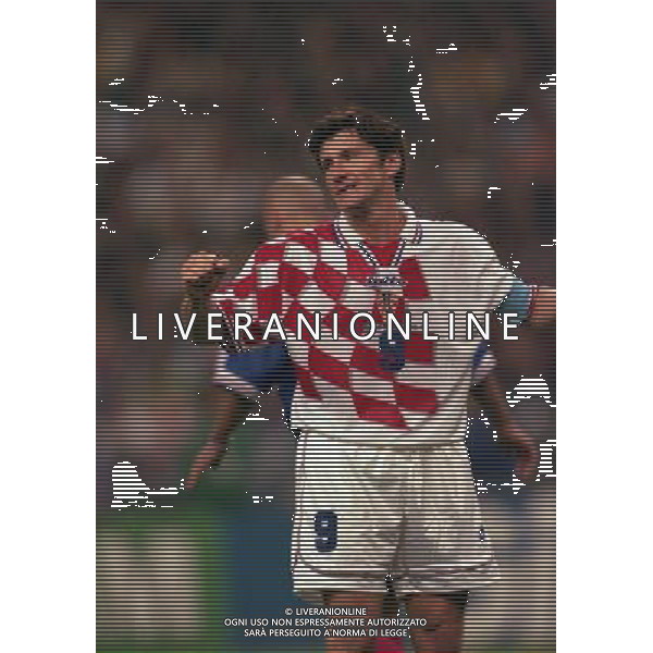 FRANCIA CROAZIA CAMPIONATO DEL MONDO FRANCIA 98 NELLA FOTO DAVOR SUKER AG ALDO LIVERANI S A S