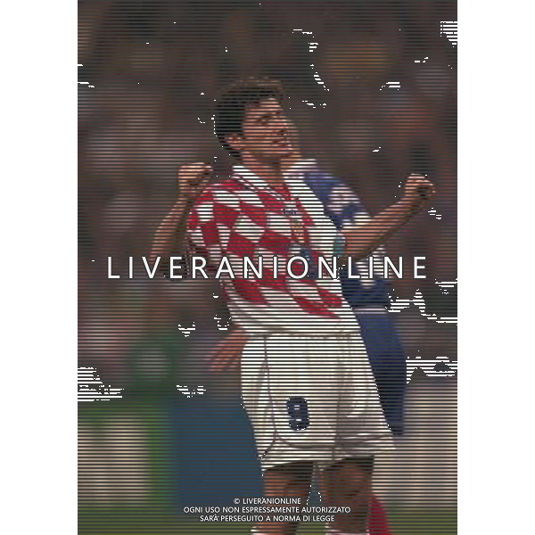 FRANCIA CROAZIA CAMPIONATO DEL MONDO FRANCIA 98 NELLA FOTO DAVOR SUKER AG ALDO LIVERANI S A S