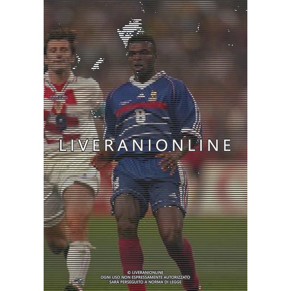 FRANCIA CROAZIA CAMPIONATO DEL MONDO FRANCIA 98 NELLA FOTO MARCEL DESAILLY AG ALDO LIVERANI S A S