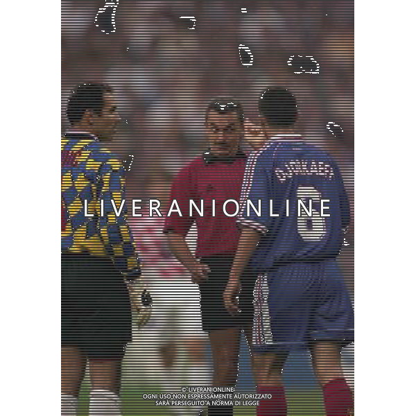 FRANCIA CROAZIA CAMPIONATO DEL MONDO FRANCIA 98 NELLA FOTO GARCIA ARANDA AG ALDO LIVERANI S A S