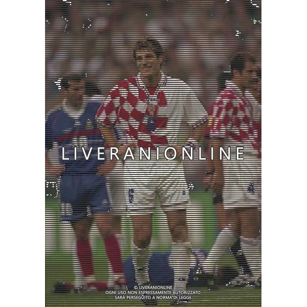 FRANCIA CROAZIA CAMPIONATO DEL MONDO FRANCIA 98 NELLA FOTO BILIC SLAVEN AG ALDO LIVERANI S A S