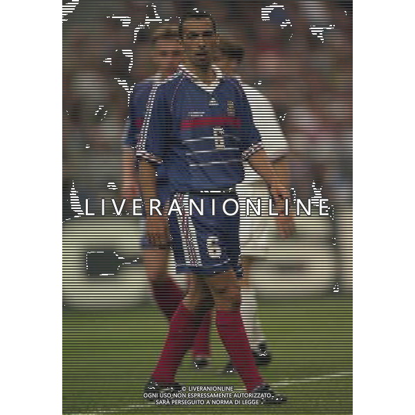 FRANCIA CROAZIA CAMPIONATO DEL MONDO FRANCIA 98 NELLA FOTO YOURI DJORKAEFF AG ALDO LIVERANI S A S