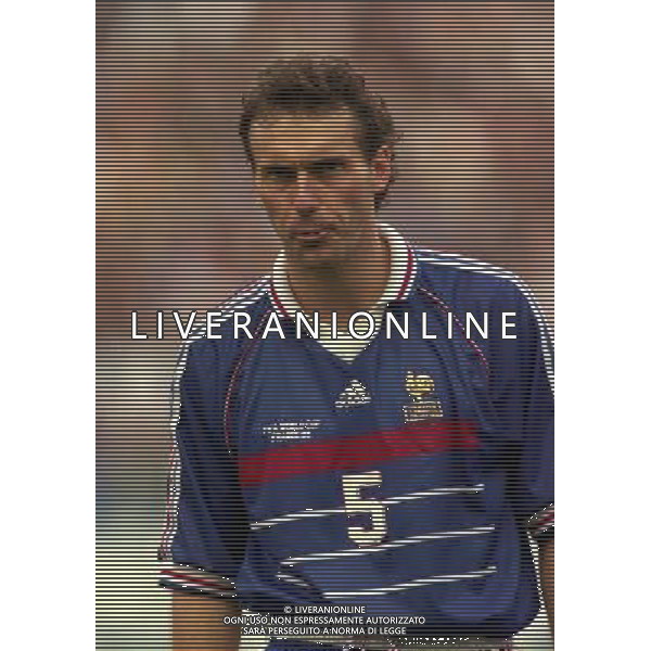 08/07/1998 CAMPIONATO DEL MNDO FRANCIA 98 STADIO SAINT DENIS NELLA FOTO Laurent BLANC AG ALDO LIVERANI S A S