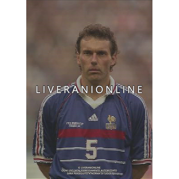 08/07/1998 CAMPIONATO DEL MNDO FRANCIA 98 STADIO SAINT DENIS NELLA FOTO Laurent BLANC AG ALDO LIVERANI S A S