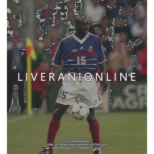 FRANCIA SUD AFRICA CAMPIONATO DEL MONDO FRANCIA 1998 12/06/1998 NELLA FOTO LILIAN THURAM AG ALDO LIVERANI S A S