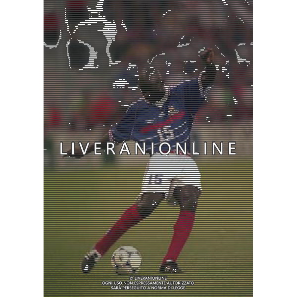FRANCIA SUD AFRICA CAMPIONATO DEL MONDO FRANCIA 1998 12/06/1998 NELLA FOTO LILIAN THURAM AG ALDO LIVERANI S A S