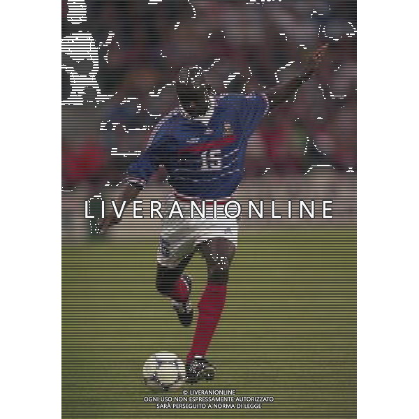 FRANCIA SUD AFRICA CAMPIONATO DEL MONDO FRANCIA 1998 12/06/1998 NELLA FOTO LILIAN THURAM AG ALDO LIVERANI S A S