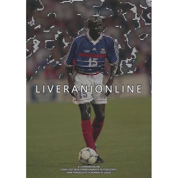 FRANCIA SUD AFRICA CAMPIONATO DEL MONDO FRANCIA 1998 12/06/1998 NELLA FOTO LILIAN THURAM AG ALDO LIVERANI S A S