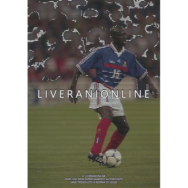 FRANCIA SUD AFRICA CAMPIONATO DEL MONDO FRANCIA 1998 12/06/1998 NELLA FOTO LILIAN THURAM AG ALDO LIVERANI S A S