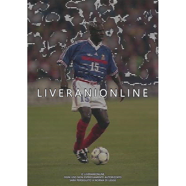 FRANCIA SUD AFRICA CAMPIONATO DEL MONDO FRANCIA 1998 12/06/1998 NELLA FOTO LILIAN THURAM AG ALDO LIVERANI S A S