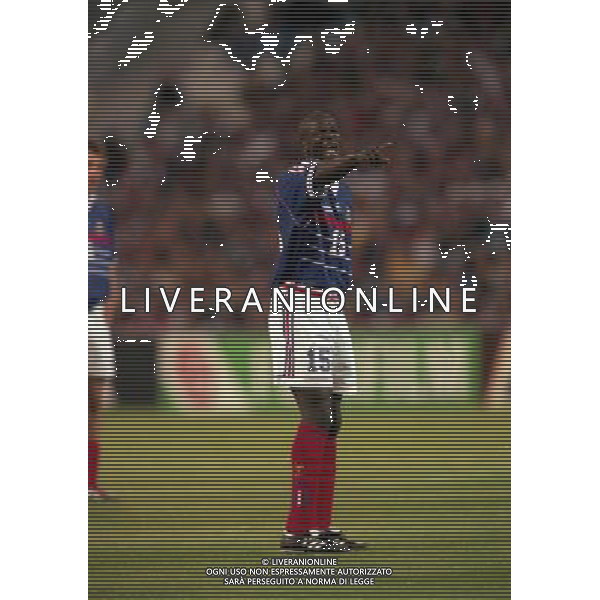 FRANCIA SUD AFRICA CAMPIONATO DEL MONDO FRANCIA 1998 12/06/1998 NELLA FOTO LILIAN THURAM AG ALDO LIVERANI S A S