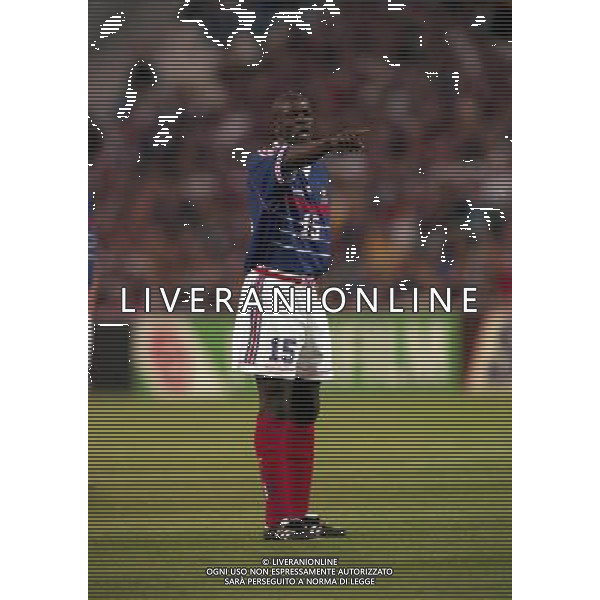 FRANCIA SUD AFRICA CAMPIONATO DEL MONDO FRANCIA 1998 12/06/1998 NELLA FOTO LILIAN THURAM AG ALDO LIVERANI S A S