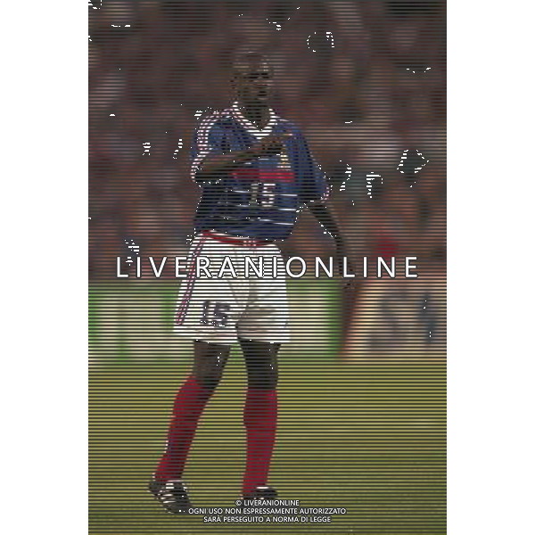 FRANCIA SUD AFRICA CAMPIONATO DEL MONDO FRANCIA 1998 12/06/1998 NELLA FOTO LILIAN THURAM AG ALDO LIVERANI S A S