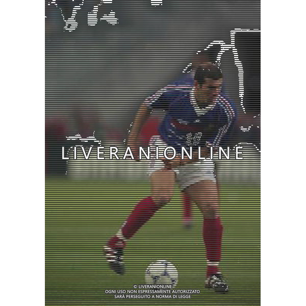 FRANCIA SUD AFRICA CAMPIONATO DEL MONDO FRANCIA 1998 12/06/1998 NELLA FOTO ZINEDINE ZIDANE AG ALDO LIVERANI S A S