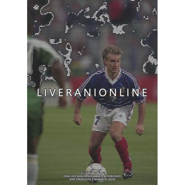 FRANCIA SUD AFRICA CAMPIONATO DEL MONDO FRANCIA 1998 12/06/1998 NELLA FOTO DIDIER DESCHAMPS AG ALDO LIVERANI S A S