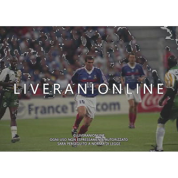 FRANCIA SUD AFRICA CAMPIONATO DEL MONDO FRANCIA 1998 12/06/1998 NELLA FOTO ZINEDINE ZIDANE AG ALDO LIVERANI S A S