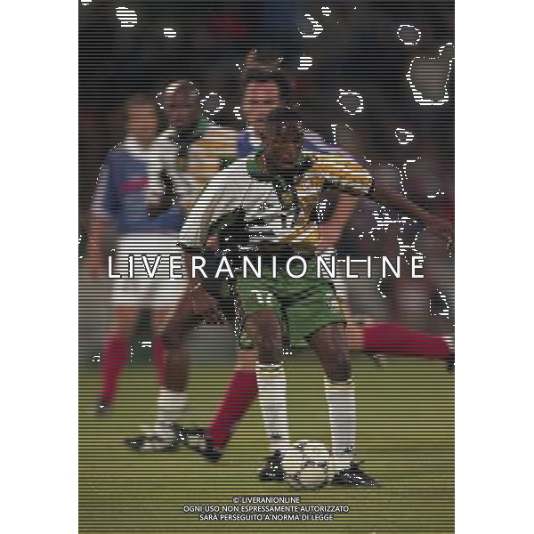 FRANCIA SUD AFRICA CAMPIONATO DEL MONDO FRANCIA 1998 12/06/1998 NELLA FOTO Benni McCarthy AG ALDO LIVERANI S A S