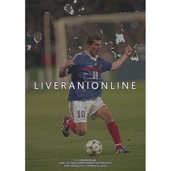 FRANCIA SUD AFRICA CAMPIONATO DEL MONDO FRANCIA 1998 12/06/1998 NELLA FOTO ZINEDINE ZIDANE AG ALDO LIVERANI S A S