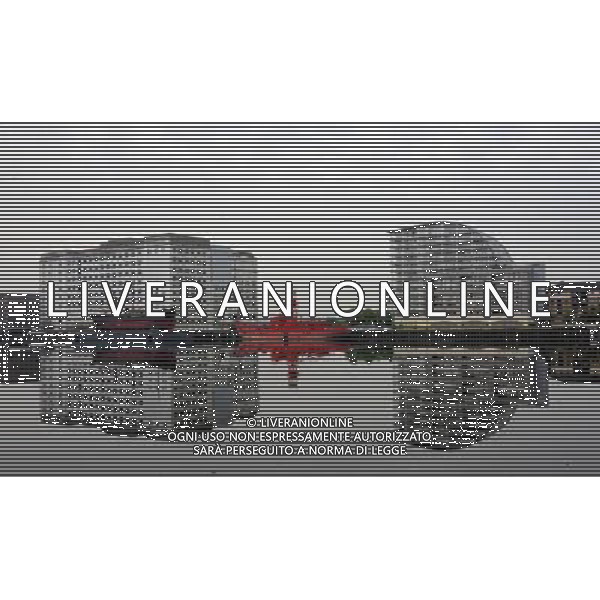 Reflections in Royal Victoria Docks, Custom House, London 19th June 2013 ©Photoshot/AGENZIA ALDO LIVERANI SAS-ITALY ONLY - EDITORIAL USE ONLY