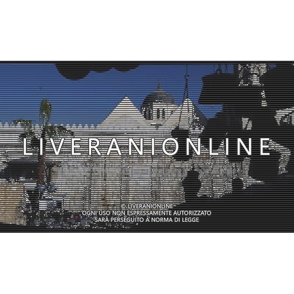 (130621) -- DAMASCUS, June 21, 2013 () -- The photo taken on Jan. 12, 2013 shows the plaza of Umayyad Mosque in the ancient city of Damascus, Syria. The World Heritage Committee has decided to place the six World Heritage sites in Syria on the List of World Heritage in Danger so as to draw attention to the risks they are facing because of the situation in the country, according to a UNESCO\'s press statement on June 20, 2013. (/Zhang Naijie) (dzl) ©Photoshot/AGENZIA ALDO LIVERANI SAS-ITALY ONLY - EDITORIAL USE ONLY