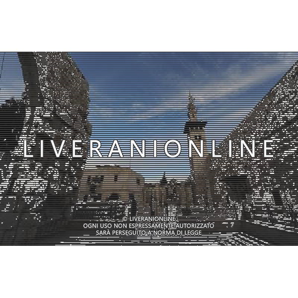 (130621) -- DAMASCUS, June 21, 2013 () -- The photo taken on Jan. 12, 2013 shows the Umayyad Mosque in the ancient city of Damascus, Syria. The World Heritage Committee has decided to place the six World Heritage sites in Syria on the List of World Heritage in Danger so as to draw attention to the risks they are facing because of the situation in the country, according to a UNESCO\'s press statement on June 20, 2013. (/Zhang Naijie) (dzl) ©Photoshot/AGENZIA ALDO LIVERANI SAS-ITALY ONLY - EDITORIAL USE ONLY