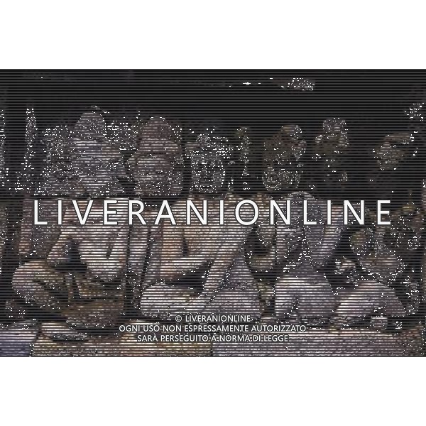 (130621) -- JAKARTA, June 21, 2013 () -- The photo taken on May 15, 2012 shows the relief panels depicting Buddhist stories in the Borobudur Temple in Central Java, Indonesia. Borobudur is a 9th-century Mahayana Buddhist Temple. It was listed as a UNESCO World Heritage Site in 1991 and confirmed as the largest temple in the world by the Guiness World Records in 2012. (/Jiang Fan) (dzl) ©Photoshot/AGENZIA ALDO LIVERANI SAS-ITALY ONLY - EDITORIAL USE ONLY