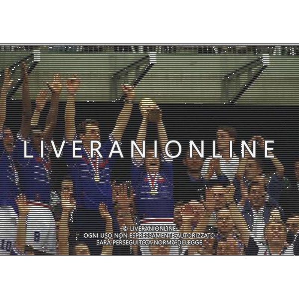 12/07/1998 CAMPIONATO DEL MONDO FRANCIA 98 STADIO SAINT DENIS NELLA FOTO DIDIER DESCHAMPS AG ALDO LIVERANI S A S