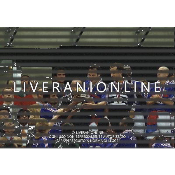12/07/1998 CAMPIONATO DEL MONDO FRANCIA 98 STADIO SAINT DENIS NELLA FOTO FRANCIA CAMPIONE DEL MONDO AG ALDO LIVERANI S A S