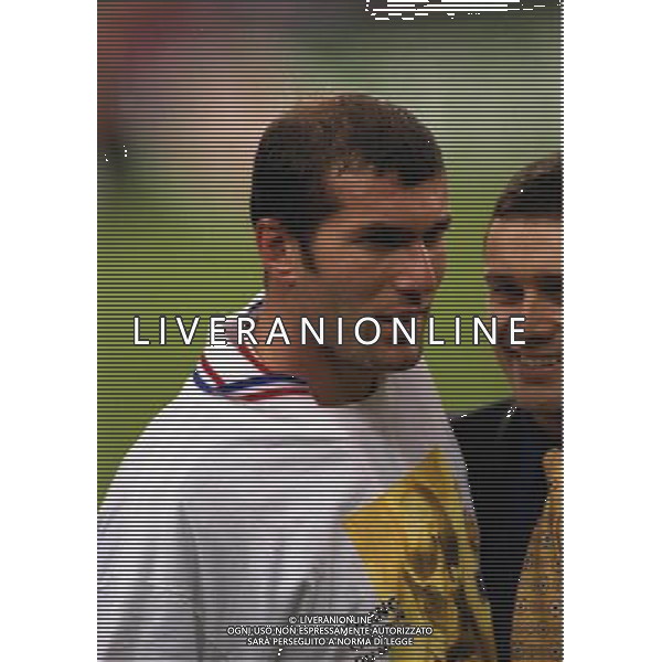 12/07/1998 CAMPIONATO DEL MONDO FRANCIA 98 STADIO SAINT DENIS NELLA FOTO Zinedine ZIDANE AG ALDO LIVERANI S A S