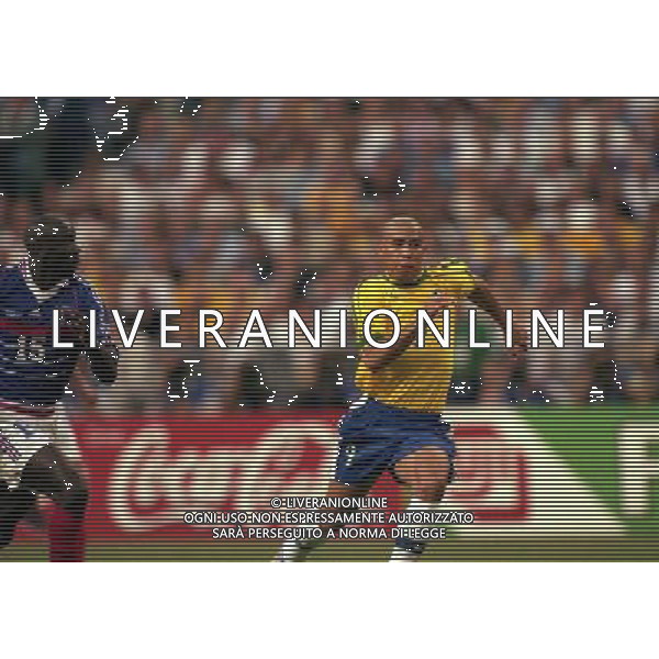 12/07/1998 CAMPIONATO DEL MONDO FRANCIA 98 STADIO SAINT DENIS NELLA FOTO RONALDO AG ALDO LIVERANI S A S