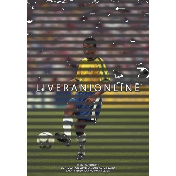 12/07/1998 CAMPIONATO DEL MONDO FRANCIA 98 STADIO SAINT DENIS NELLA FOTO MARCOS CAFU AG ALDO LIVERANI S A S