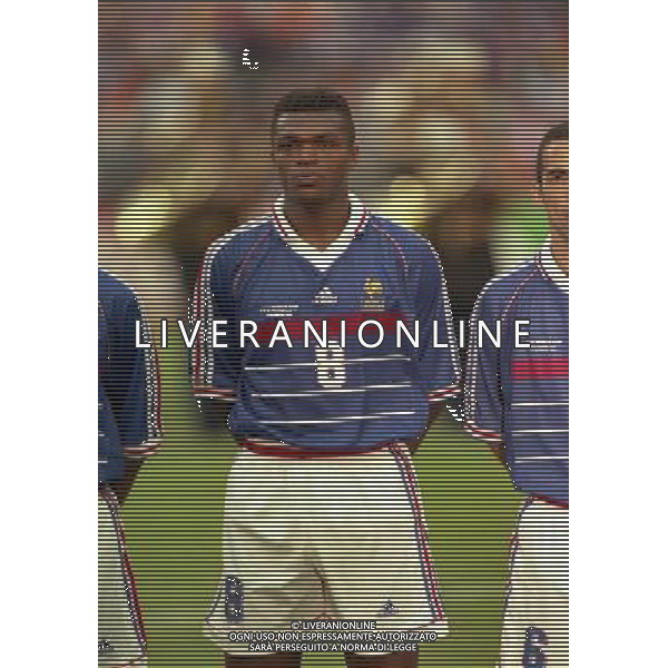 12/07/1998 CAMPIONATO DEL MONDO FRANCIA 98 STADIO SAINT DENIS NELLA FOTO MARCEL DESAILLY AG ALDO LIVERANI S A S