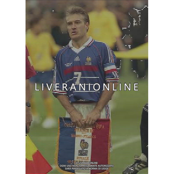 12/07/1998 CAMPIONATO DEL MONDO FRANCIA 98 STADIO SAINT DENIS NELLA FOTO DIDIER DESCHAMPS AG ALDO LIVERANI S A S