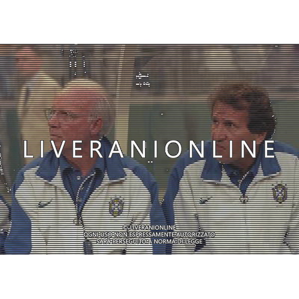 12/07/1998 CAMPIONATO DEL MONDO FRANCIA 98 STADIO SAINT DENIS NELLA FOTO Mario ZAGALLO-ARTUR ZICO AG ALDO LIVERANI S A S
