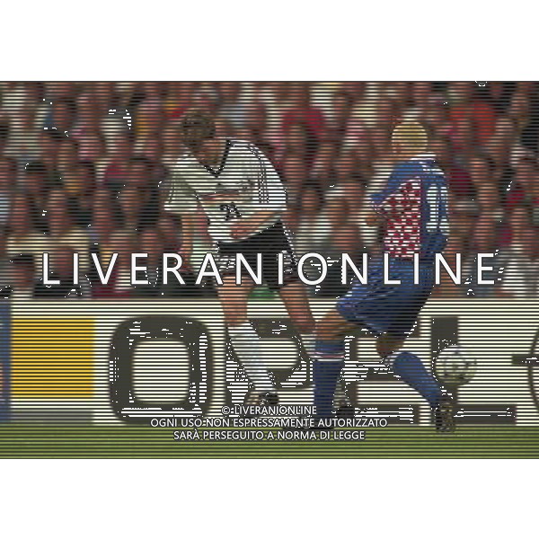 GERMANIA CROAZIA CAMPIONATO DEL MONDO FRANCIA 1998-04/07/1998 NELLA FOTO Michael Tarnat AG ALDO LIVERANI S A S