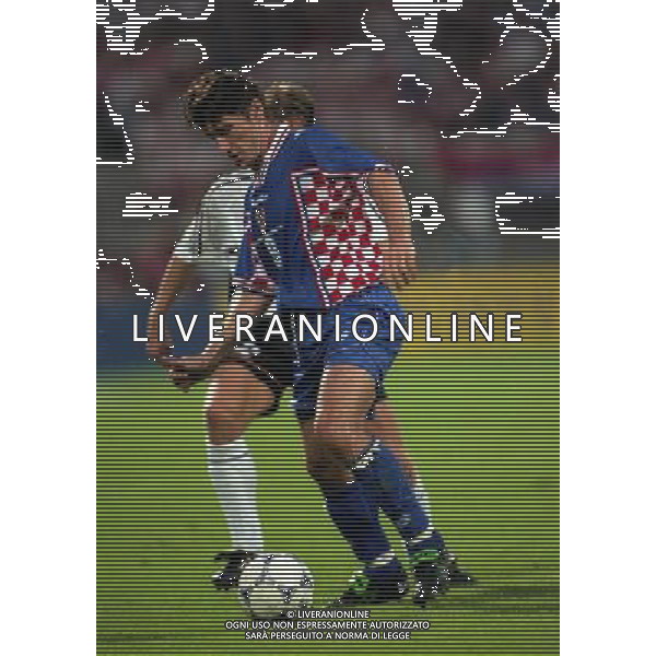 GERMANIA CROAZIA CAMPIONATO DEL MONDO FRANCIA 1998-04/07/1998 NELLA FOTO DAVOR SUKER AG ALDO LIVERANI S A S