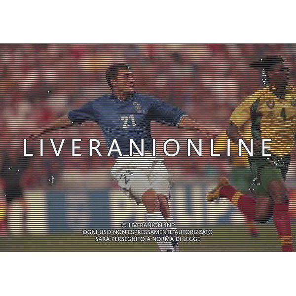 ITALIA CAMERUN CAMPIONATO DEL MONDO FRANCIA 98 NELLA FOTO CHRISTIAN VIERI AG ALDO LIVERANI S A S
