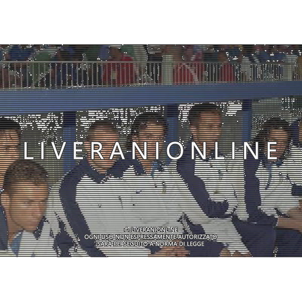ITALIA CAMERUN CAMPIONATO DEL MONDO FRANCIA 98 NELLA FOTO PANCHINA ITALIA AG ALDO LIVERANI S A S