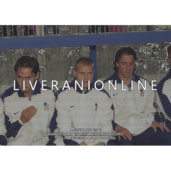 ITALIA CAMERUN CAMPIONATO DEL MONDO FRANCIA 98 NELLA FOTO FILIPPO INZAGHI-GIANLUCA PESSOTTO-ALESSANDRO DEL PIERO AG ALDO LIVERANI S A S