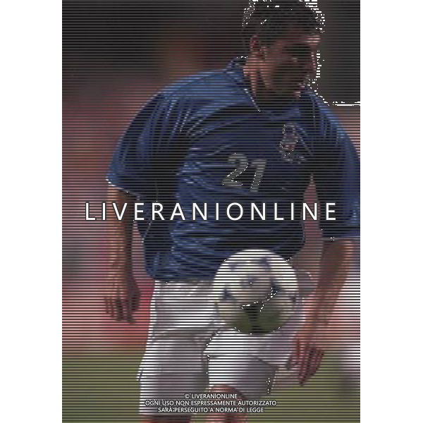 ITALIA CAMERUN CAMPIONATO DEL MONDO FRANCIA 98 NELLA FOTO CHRISTIAN VIERI AG ALDO LIVERANI S A S
