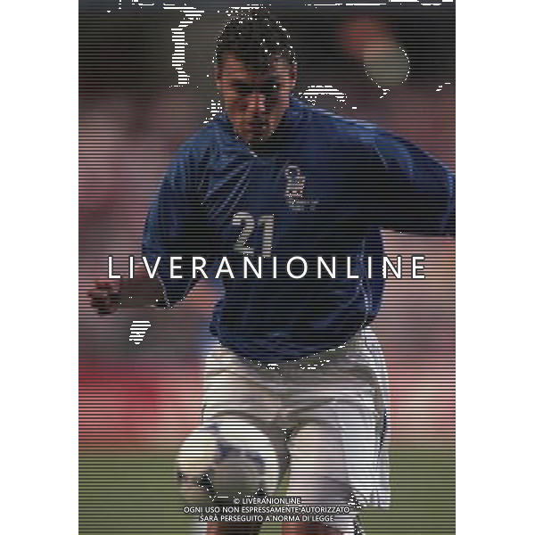 ITALIA CAMERUN CAMPIONATO DEL MONDO FRANCIA 98 NELLA FOTO CHRISTIAN VIERI AG ALDO LIVERANI S A S