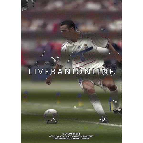 ITALIA FRANCIA CAMPIONATO DEL MONDO FRANCIA 98 QUARTI DI FINALE NELLA FOTO YOURI DJORKAEFF AG ALDO LIVERANI S A S