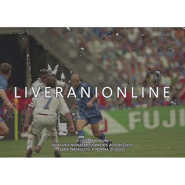 ITALIA FRANCIA CAMPIONATO DEL MONDO FRANCIA 98 QUARTI DI FINALE NELLA FOTO LUIGI DI BIAGIO AG ALDO LIVERANI S A S